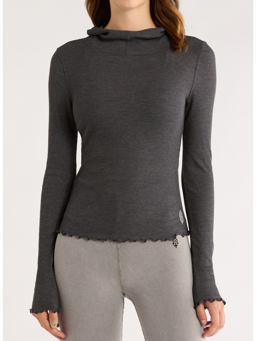 Free People FP Movement Breathe Easy Cotton Blend Hoodie Sz Small NWT